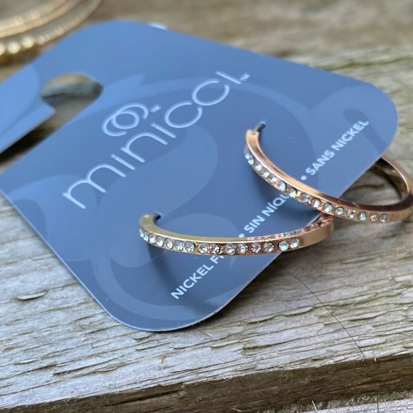 NWT MINICCI EARRING LOT BUNDLE OF 8 EARRINGS. - Picture 4 of 11